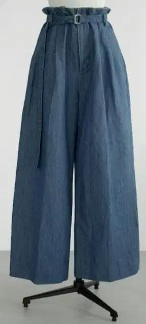 roughlow 데님 사이즈리스 와이드 팬츠 size 1 미사용 새상품