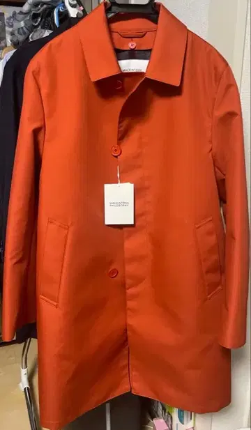 미사용 새상품 MACKINTOSH PHILOSOPHY 스텐칼라 롱 코트