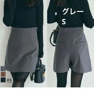 [ basement online ] 치마바지 스커트 팬츠 그레이 S