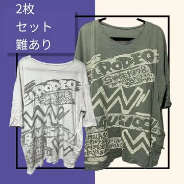 엘르로데오 2장 세트 티셔츠 반팔 여성용