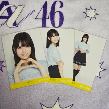 노기자카46 브로마이드 마스다 미리오 쿠보 졸업 콘서트 T 네이비 컴프