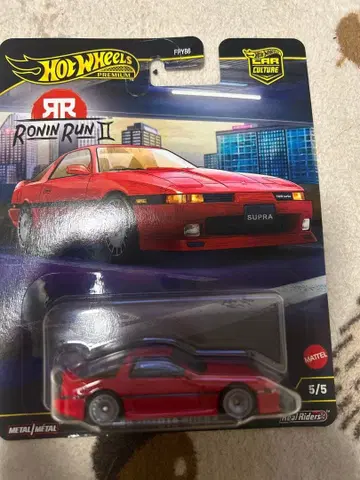 Hot Wheels RONIN RUN II SUPRA 빨간색