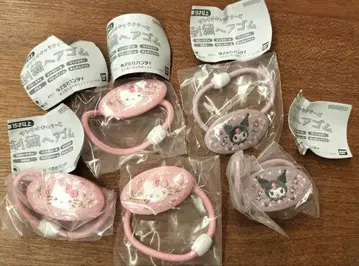 산리오 캐릭터즈 자수 머리끈 5개 세트