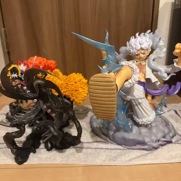 원피스 피규어 아츠 제로 기어5 루피 & 검은 수염 (설명란 필수)