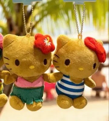 일광화상 키티 키링 2개 세트 레어!