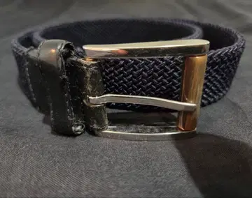 Ermenegildo Zegna 네이비 벨트 메쉬 100/38