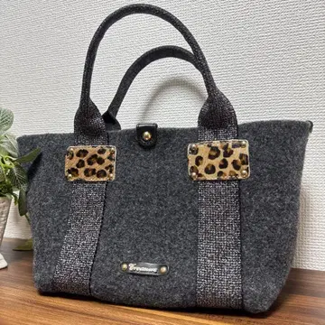 [ 새상품급 ] 레어 TOPKAPI 탑카피 토트백 이탈리안 펠트 그레이