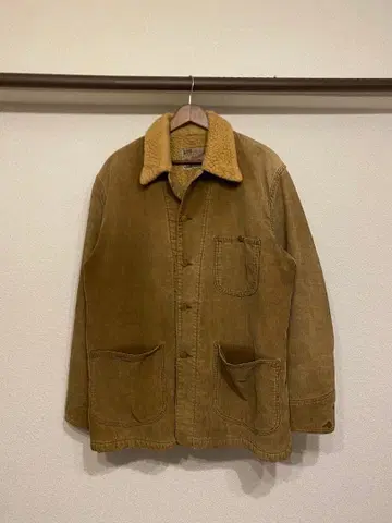 70s Lee 코듀로이 x 보아 커버올 자켓 usa제