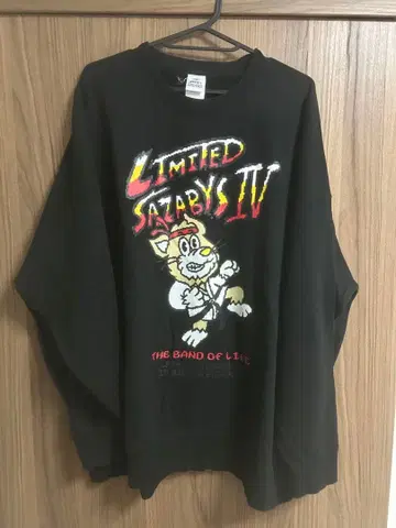 04 Limited Sazabys 포리미 무도관 맨투맨 XL