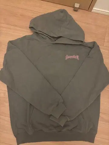 SUPPLIER XL 그레이 후드티