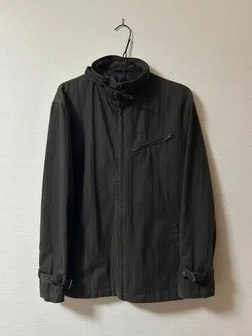 Y2K 스트릿 모드 스트라이프 블랙 자켓