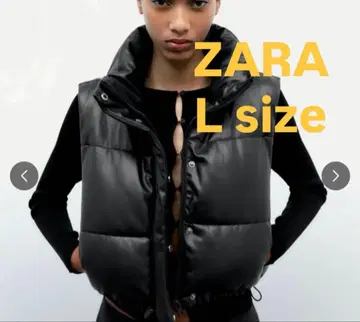 ZARA 블랙 다운 베스트