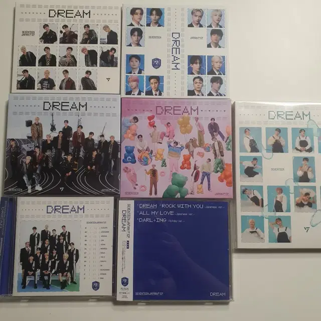 세븐틴 DREAM 드림 개봉앨범 일본EP 일괄 (+특전 파일)