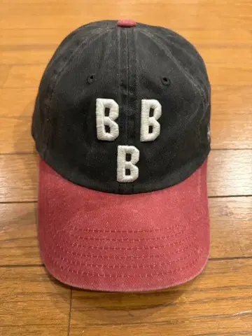 BB 자수 야구 모자 빈티지풍 색바램