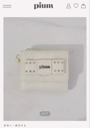 pium 모노그램 지갑