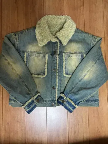 HTH(Hotter than Hell) 데님 보아 자켓