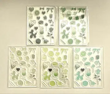 [ WS2 ] 캐릭터 복권 이름 커스텀 Green 아크릴 부품 세트