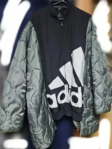 adidas 점퍼 블랙 그레이