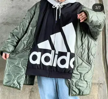 adidas 점퍼 블랙 그레이