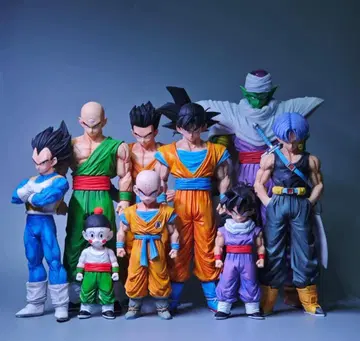 드래곤볼 Z Z전사 집결 9체 세트 손오공 레진 키트 피규어