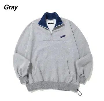 [ 1993studio ] 하프 지퍼 맨투맨