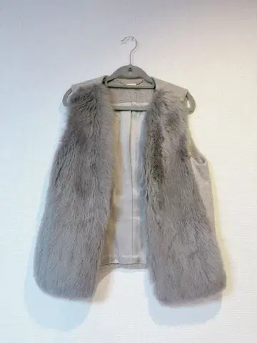 [ 새상품급 ] Leilian 시프 퍼 슬리브리스 베스트 그레이