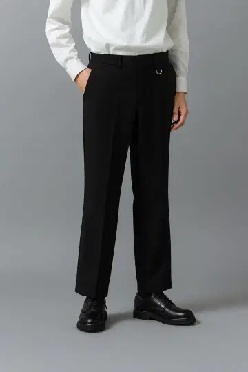 HARE 슬림 플레어 팬츠 블랙 09 236866