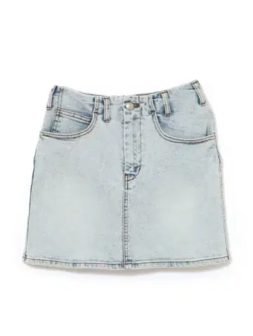 Heart hip denim skirt