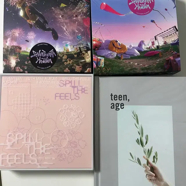 세븐틴 개봉앨범 박수 헤븐 스필