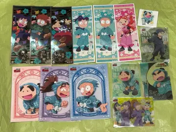 닌타마 닌타마 란타로 롱 스티커 브로마이드 클리어 카드 1학년 세트