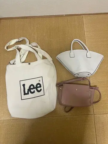 Lee 토트백과 핸드백 3종 세트