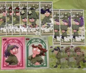 닌타마 닌타마 란타로 롱 스티커 브로마이드 클리어 카드 3학년 세트
