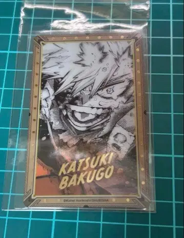 히로아카전 원화전 금박 클리어 카드 바쿠고 카츠키 3