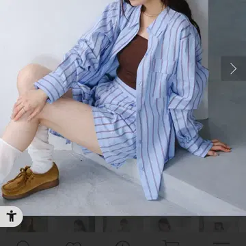 Kastane 스트라이프 셔츠