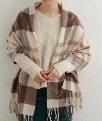 어반 리서치 도어스 울 체크 스톨