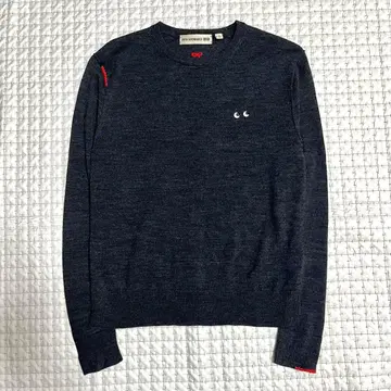 새상품급 안야 힌드마치 유니클로 니트 크루넥 스웨터 그레이