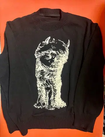 sacai 25aw 괴물들이 사는 곳 니트 블랙