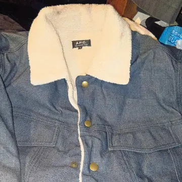 A.P.C. 데님 자켓 M 보아 옷깃