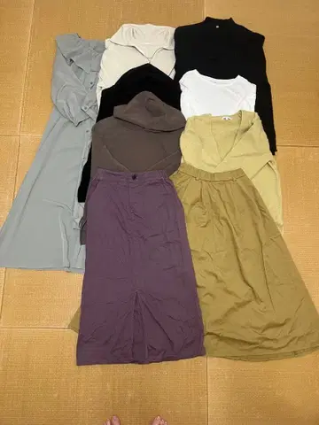 여성용 겨울용 의류 9세트