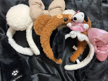 스누피 벨티무 미키 미니 usj 디즈니 머리띠