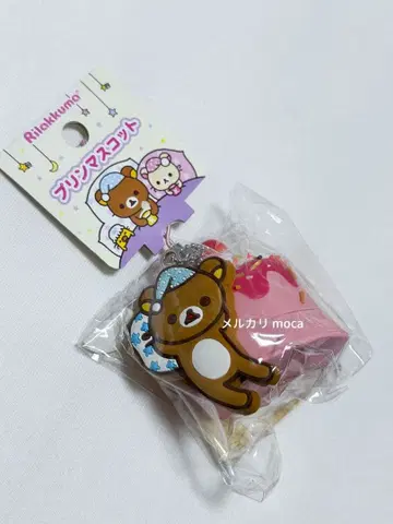 리락쿠마 푸딩 마스코트 스퀴즈 딸기