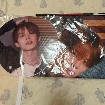 VERIVERY 강민 2025 팬미팅 슬로건 타월 부채 세트