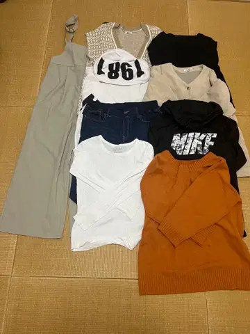 여성용 겨울 의류 9세트 아우터 포함