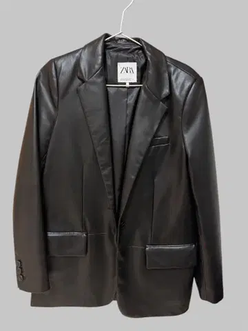 ZARA 블랙 가죽 자켓