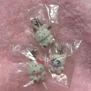 산리오 포근포근 스노우 메지루시 액세서리 3종류