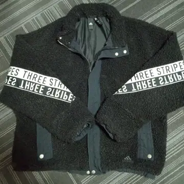 adidas 보아 자켓 L 블랙 쓰리 스트라이프