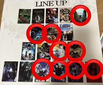 제일복권 주술회전 5th I상 역대 키 비주얼 포스터 묶음 판매 9장