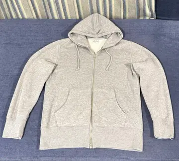 LOOPWHEELER 루프 휠러 그레이 지퍼 후디 후드티 M