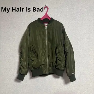 [레어] My Hair is Bad MA-1 카키 M 사이즈 올리브