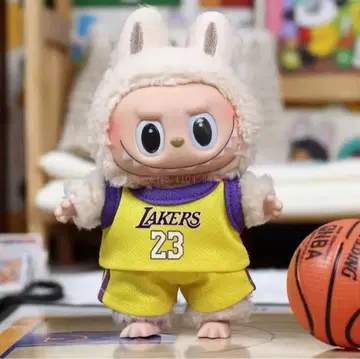LABUBU 레이커스 농구 유니폼 세트 옷 갈아입기